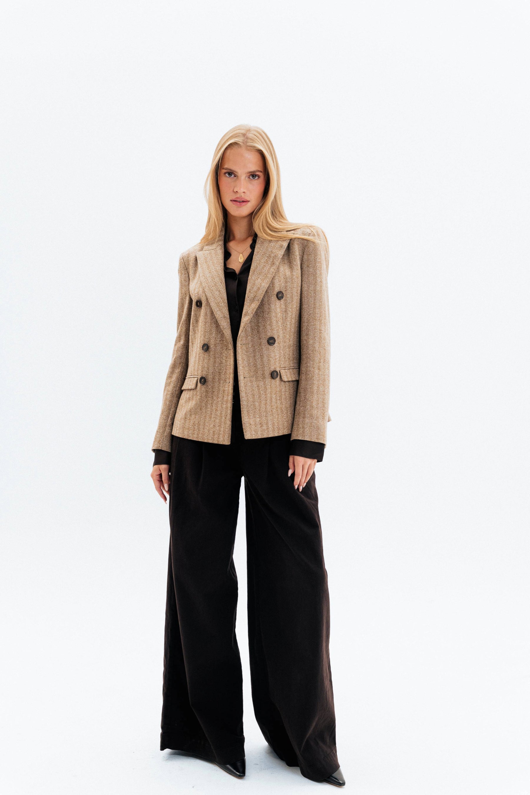 The Prima — Double-Breasted Blazer