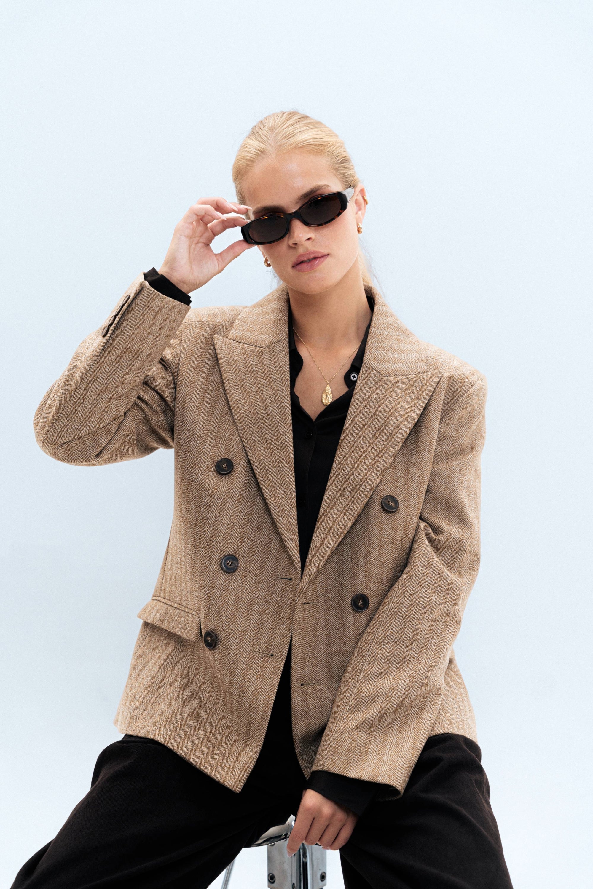 The Prima — Double-Breasted Blazer
