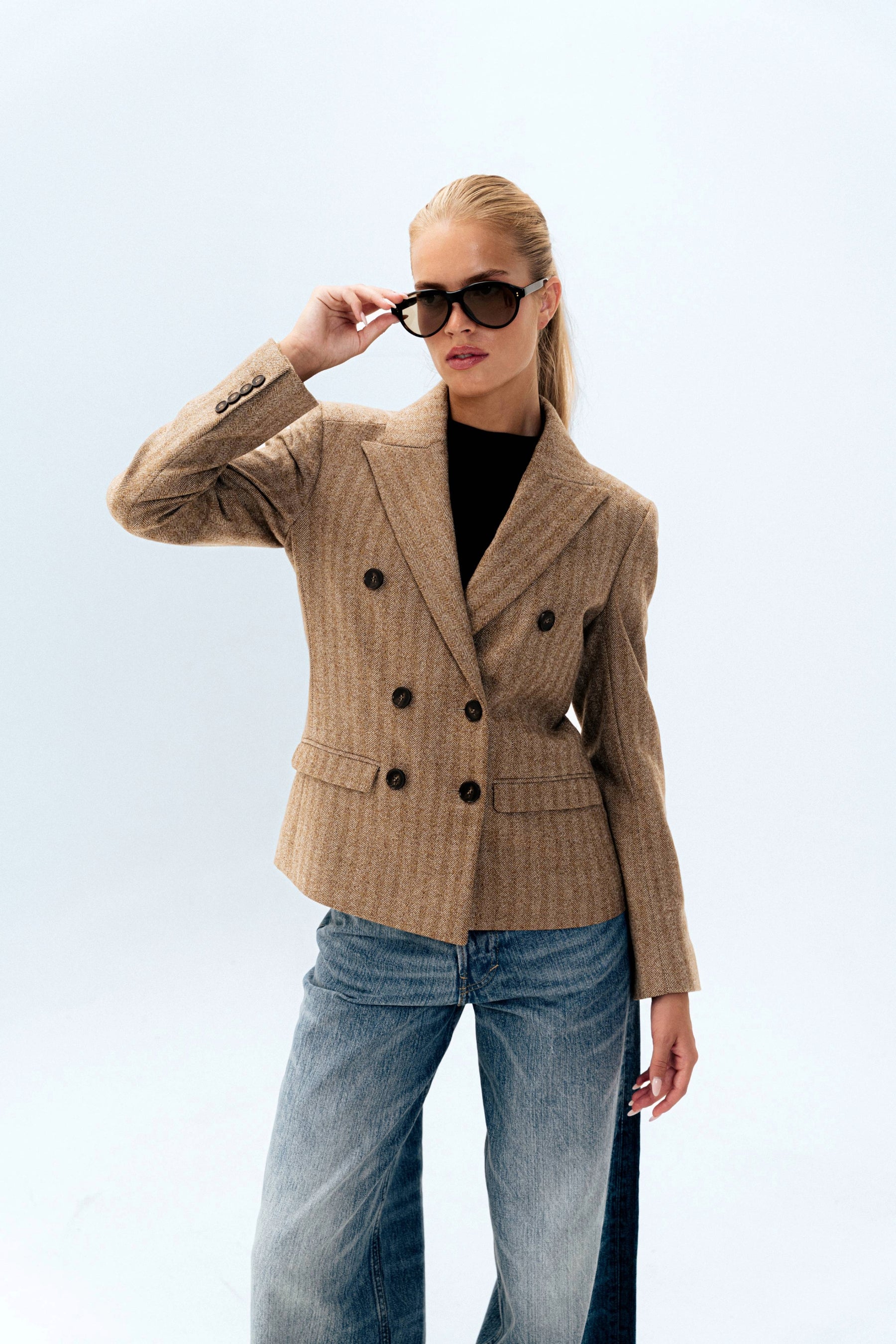 The Prima — Double-Breasted Blazer