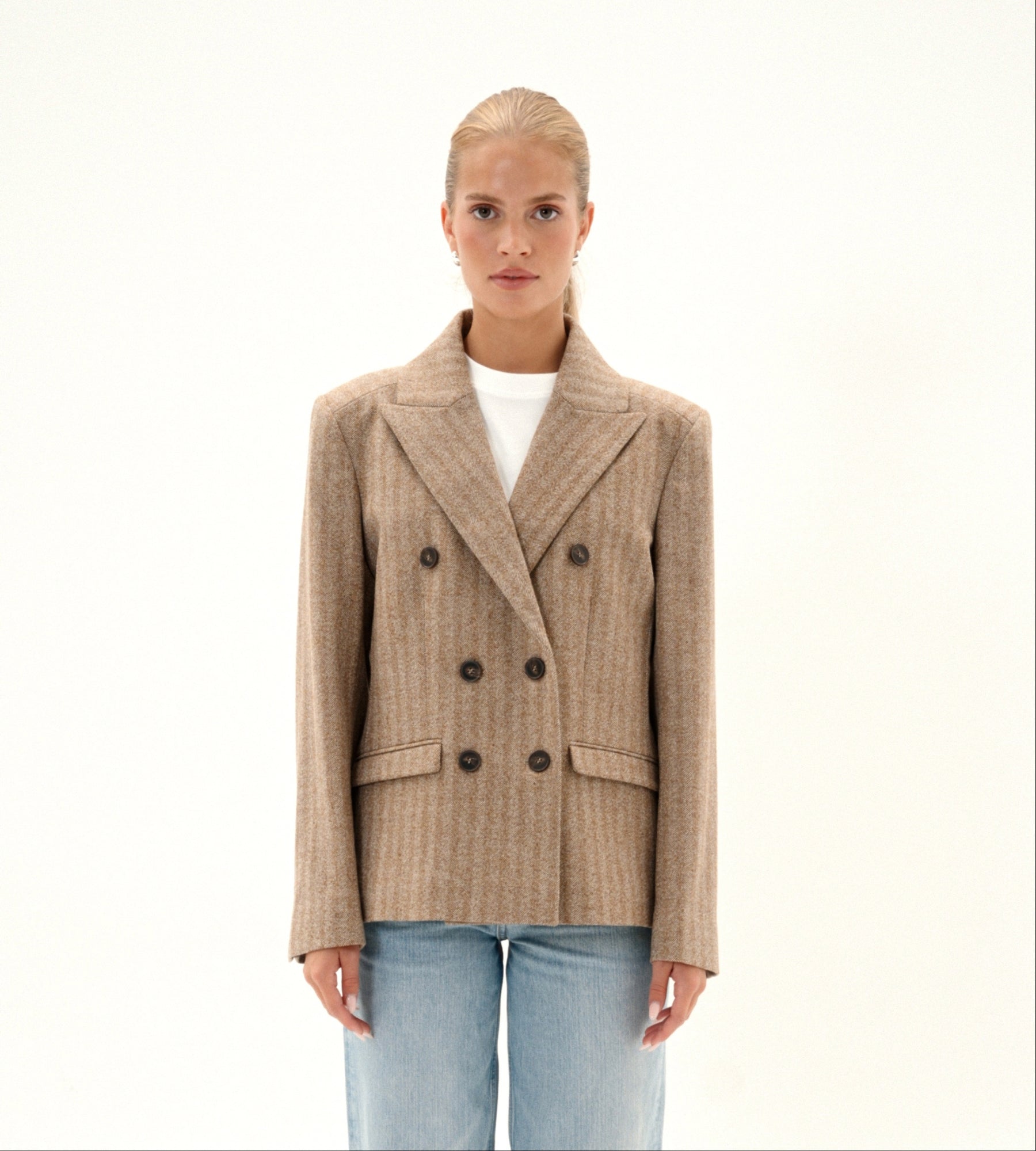 The Prima — Double-Breasted Blazer