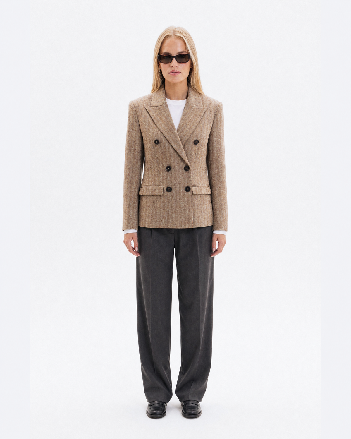 The Prima — Double-Breasted Blazer