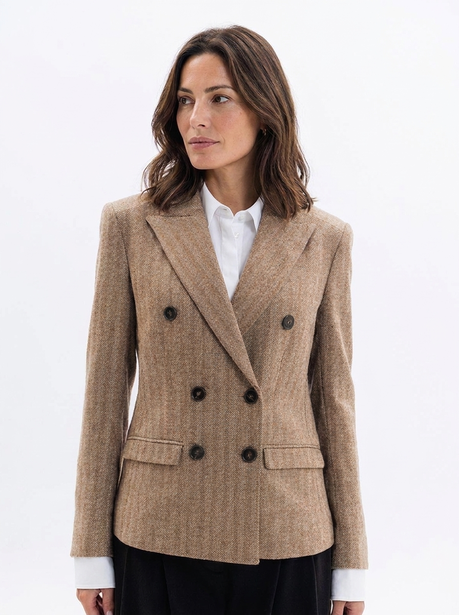 The Prima — Double-Breasted Blazer