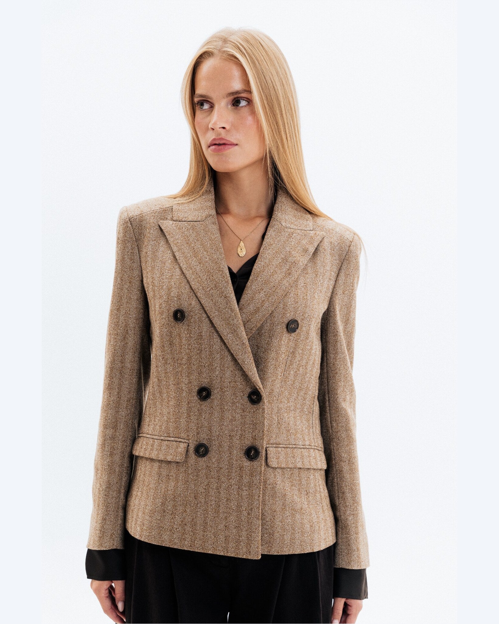 The Prima — Double-Breasted Blazer